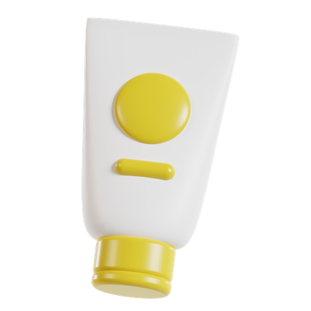 Sunscreen Lotion  3D Icon