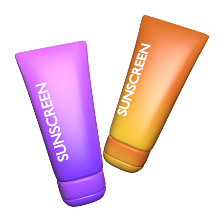Sunscreen Lotion  3D Icon