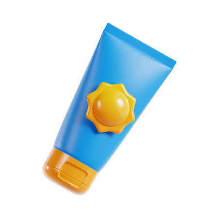 Sunscreen Lotion  3D Icon