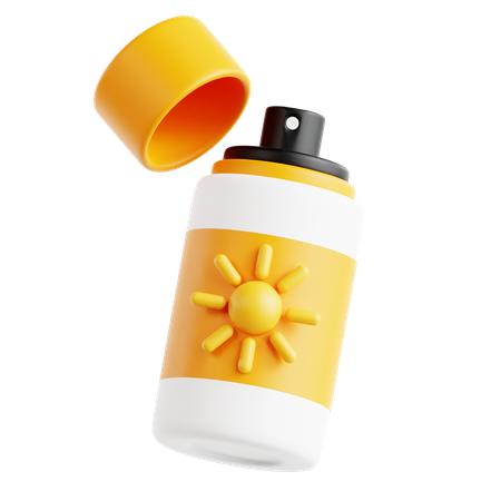 Sunscreen Spray  3D Icon