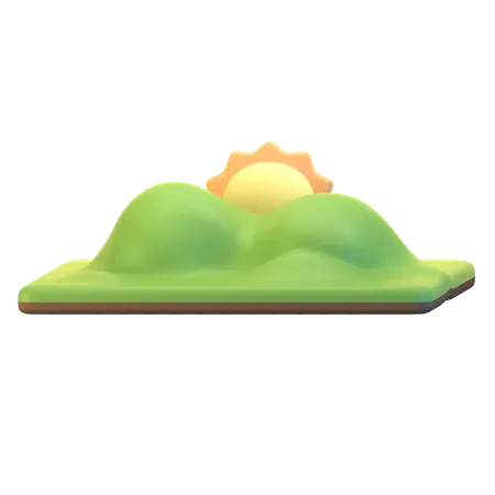 Sunset  3D Icon