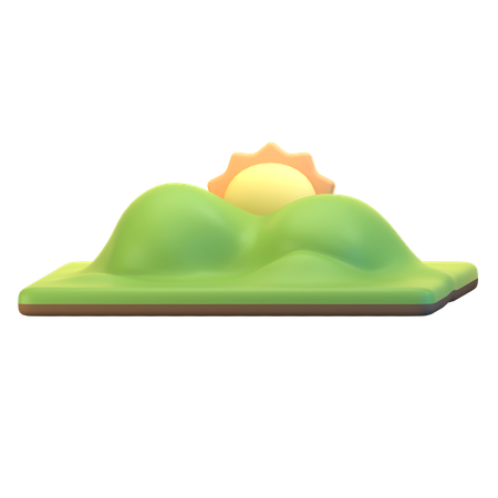 Sunset  3D Icon