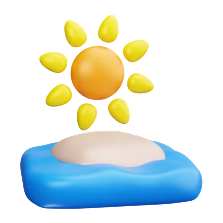 Sunset  3D Icon