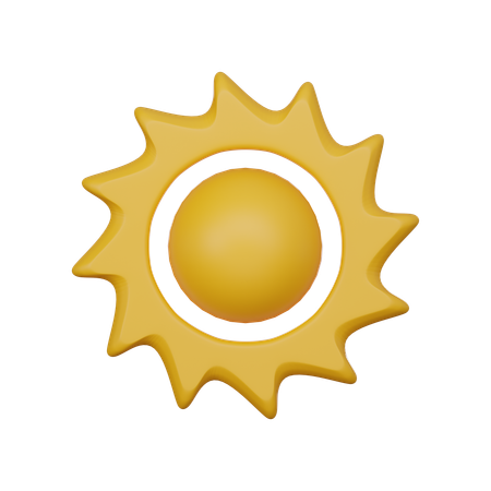햇빛  3D Icon