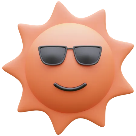 Sun Sunshine 3 D Icon Illustration 3D Icon