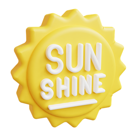 Sunshine  3D Icon