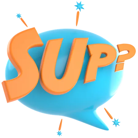 SUP  3D Sticker