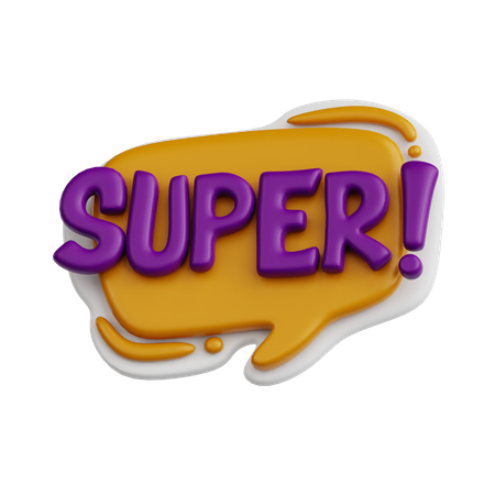 Super  3D Sticker