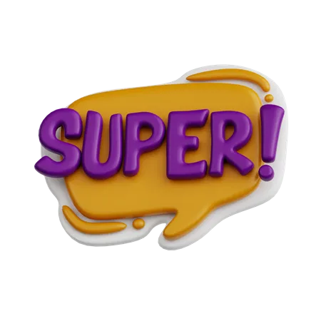 Super  3D Sticker