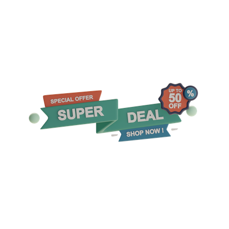 Super Angebot  3D Icon