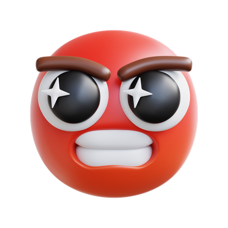 Super Angry  3D Icon