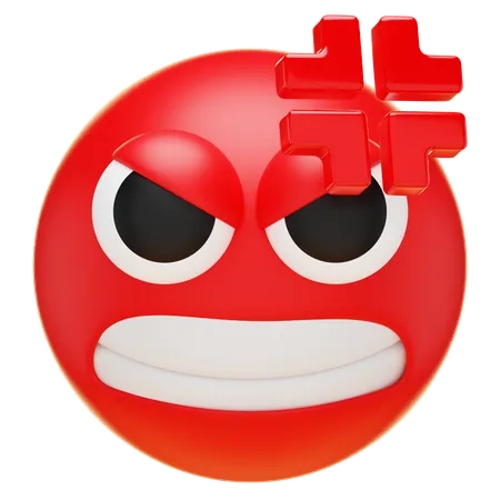 SUPER ANGRY  3D Icon