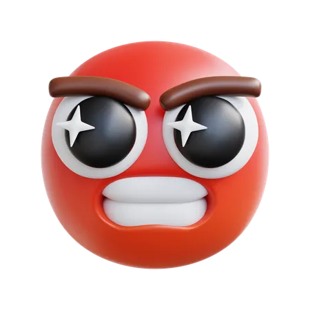 Super Angry  3D Icon