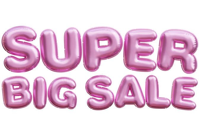 Super Big Sale  3D Icon