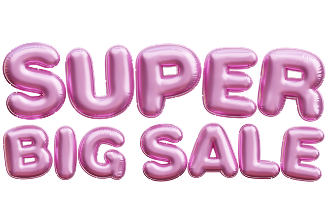 Super Big Sale  3D Icon