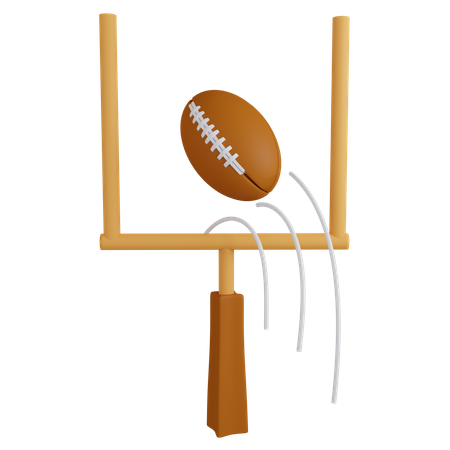 Super Bowl Goal  3D Icon