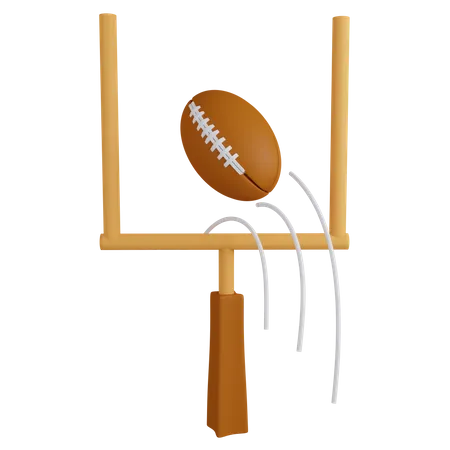 Super Bowl Goal  3D Icon