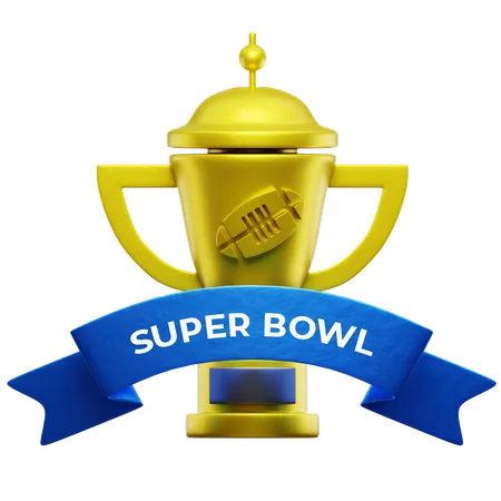 Super Bowl-Siegertrophäe  3D Icon