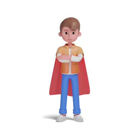 Super boy  3D Illustration