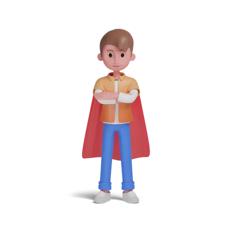 Super boy 3D Illustration