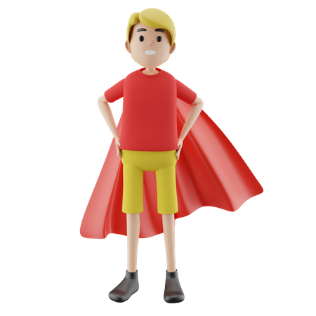Super Boy  3D Illustration
