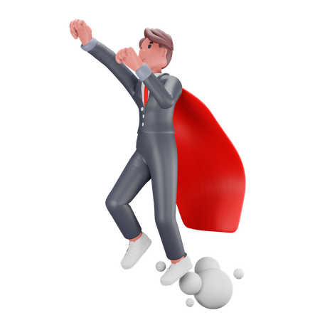 Super Businessman  3D Icon