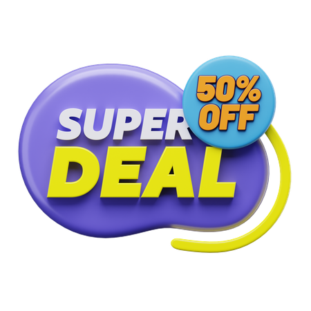 Super Deal  3D Icon