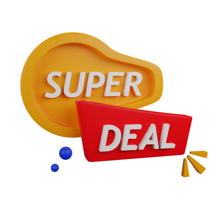 Super deal  3D Icon