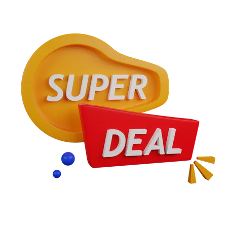 Super deal  3D Icon