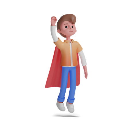 Super Boy  3D Illustration