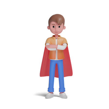 Super Boy  3D Illustration