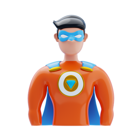 Super heroi  3D Icon