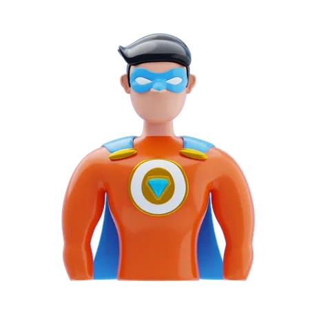 Super heroi  3D Icon