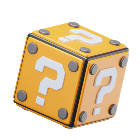 Super Mario Block  3D Icon