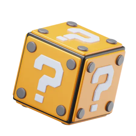 Super Mario Block  3D Icon