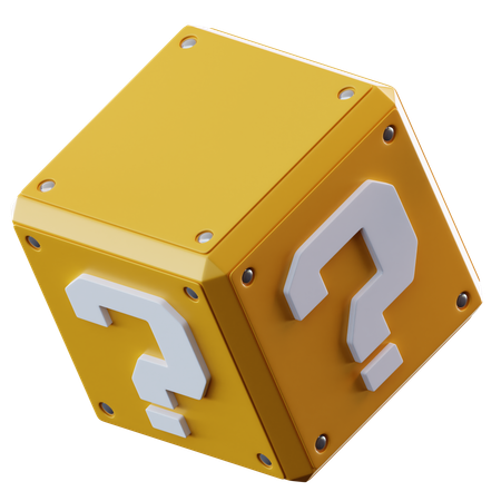 Super Mario Block  3D Icon