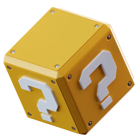 Super Mario Block  3D Icon