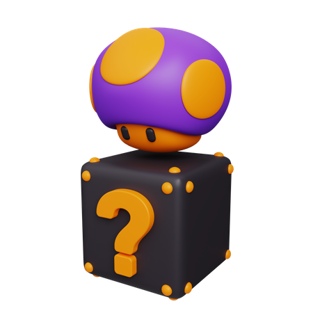 Super Mushroom  3D Icon