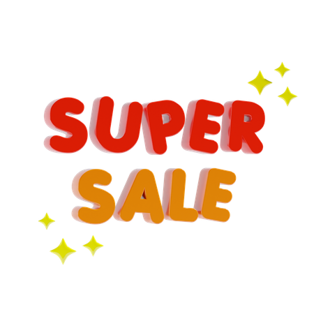 Super sale  3D Icon