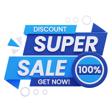 Super Sale  3D Icon