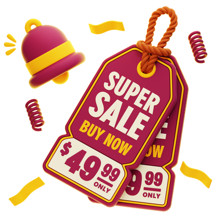 Super Sale  3D Icon