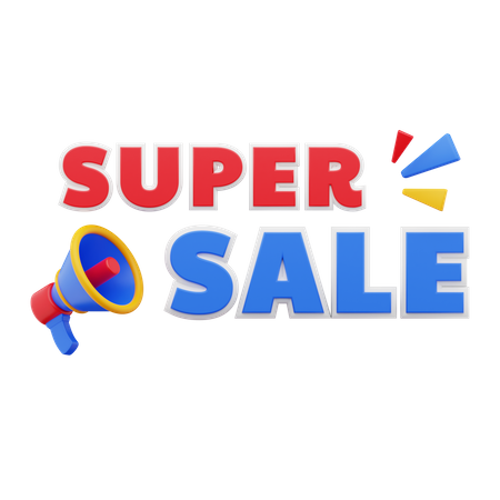 Super sale 2 3D Icon