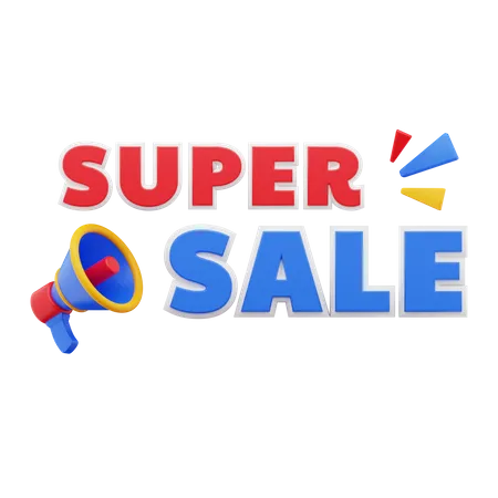 Super sale 2  3D Icon