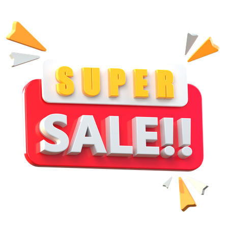 Super Sale  3D Icon