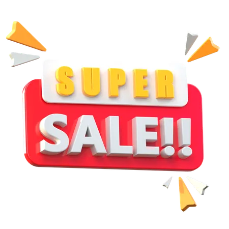 Super Sale  3D Icon