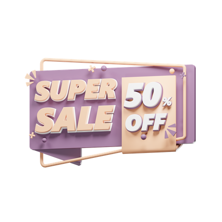 Super-Sale  3D Icon