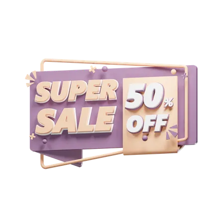 Super-Sale  3D Icon