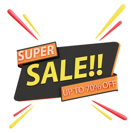 Super Sale  3D Icon