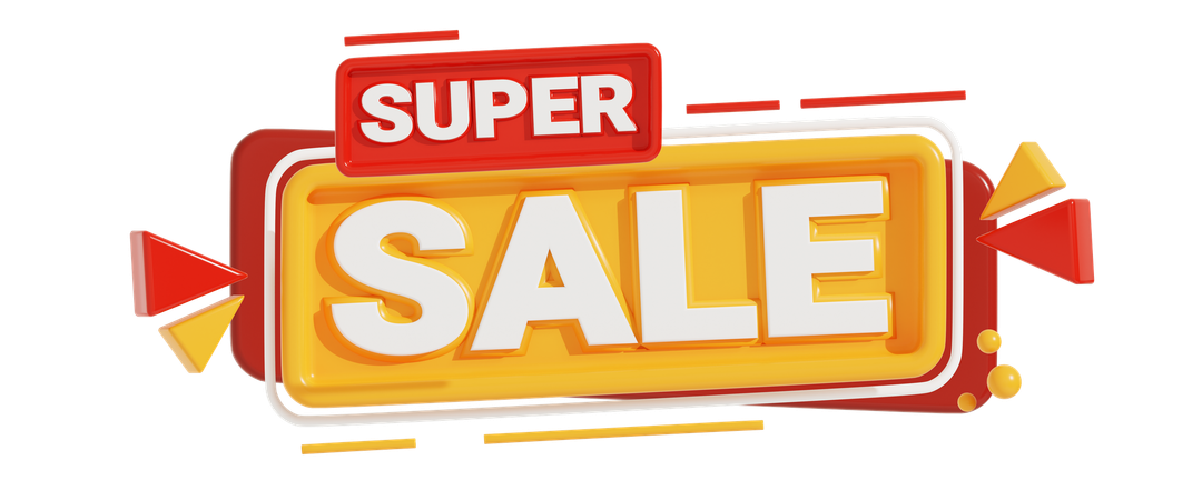 Super Sale  3D Icon