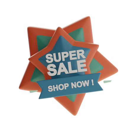 Super Sale  3D Icon